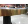 Buy cheap Round Stainless Steel 80cm Marble Top Living Room Tables from wholesalers