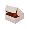 Buy cheap Customized Foldable Paper Cake Packaging Box With Flowers Shiny Inner Gold Card from wholesalers