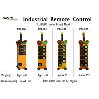 Buy cheap Single / Double Speed Wireless Hoist Remote Control Wireless Industrial Remote Controller F24+ Series product