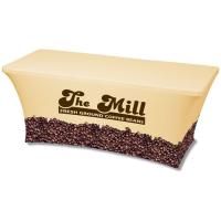 Buy cheap 8 Ft Trade Show Tablecloths With Logo 200gsm Elastic Polyester Material Eco product