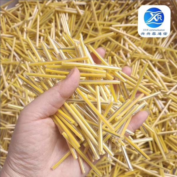 Buy cheap EVA 1.5mm Yellow Fiber Optic Splice Sleeves Cross Connect Cabinet from wholesalers