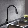 Buy cheap Stainless Steel Spray Matt Black Kitchen Faucet from wholesalers