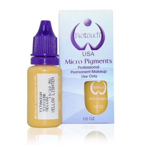 Buy cheap Yellow Biotouch Permanent Makeup Ink Tattoo Microblading Cosmetic Ink from wholesalers