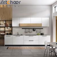 Buy cheap Modern Kitchen Cabinets with Wall Cabinet Shelf Storage and E0 Grade Wood product