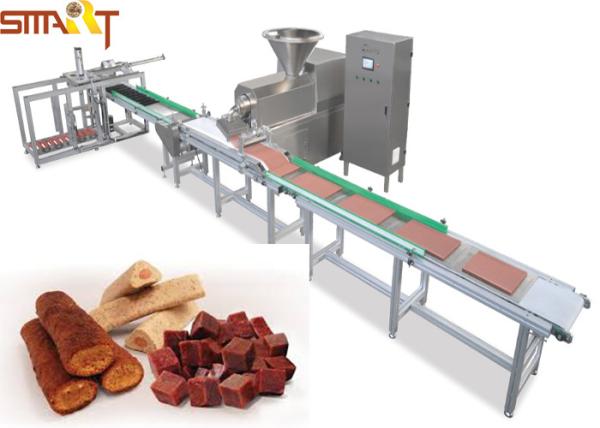 Buy cheap Stainless Steel Auto Meat Strip Traying System Cold Extrusion Pet Treat Line from wholesalers