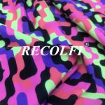 Neon Bright Fluo Colors Repreve Swimwear Fabric For Melbourne Tankini Bikini