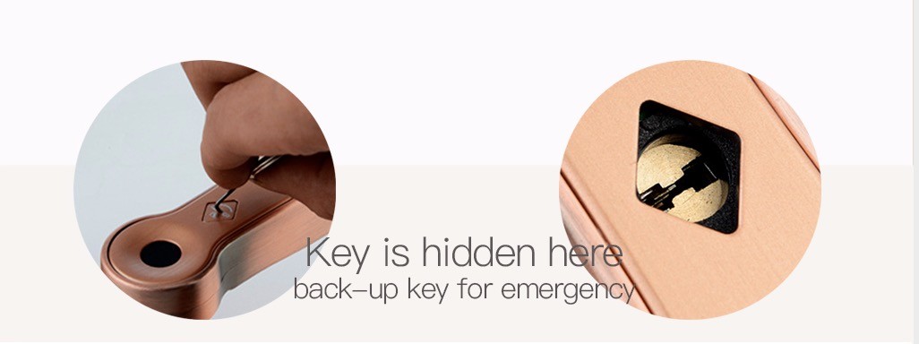 Stainless Steel Fingerprint TTlock App Bluetooth Smart WIFI Door Lock