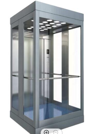 Buy cheap Square Round Glass Elevator Residential from wholesalers