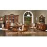 Buy cheap 4 Person Home Luxury Wood Dining Room Sets Rococo Antique Carved Dining Chairs from wholesalers