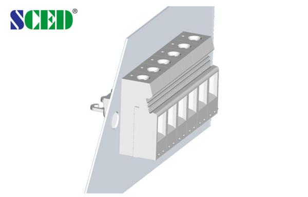Buy cheap 300V 50A PA66 Panel Mount Terminal Block 10mm Terminal Width from wholesalers