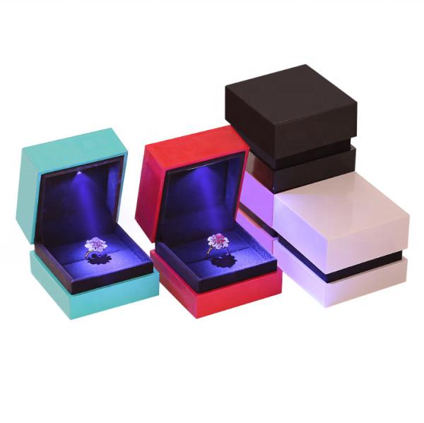 Buy cheap 7.4*7.4*6cm Luxury Premium Jewelry Boxes , Recycled Paper Mache Gift Boxes from wholesalers