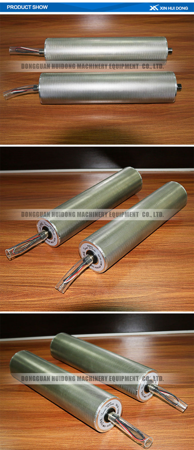 DC Electric Motorized Conveyor Rollers Flexible Heavy Duty Conveyor Rollers