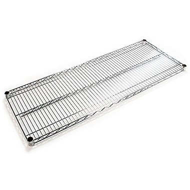 Movable ESD Storage Shelves Single / Double Peak Wire Structure With Caster / Handle