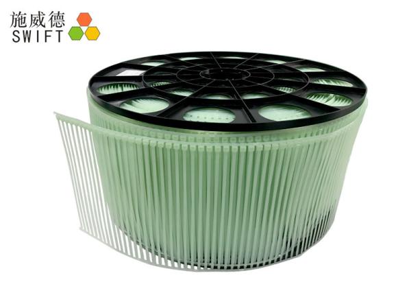 Buy cheap Straight Green Strip Cable Ties Higunylon Polyamide 66 Material 100mm Length from wholesalers
