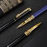 Buy cheap Chinese Style Metal Business Stationery Set Hollow Out Dragon Head Roller Ball Pen from wholesalers
