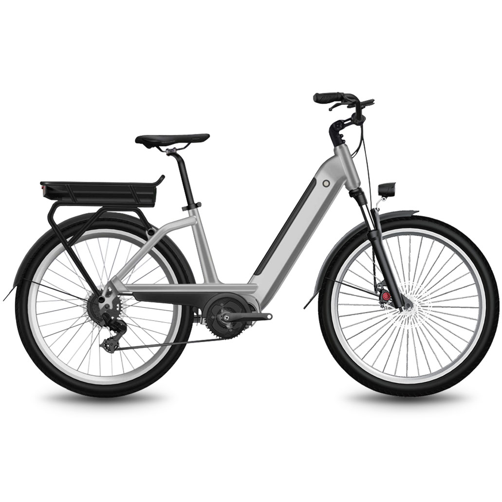 250w Electric Vintage Bike Kits Long Range 60km Lithium Battery Bicycle