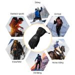Lithium Rechargeable Fishing Heated Winter Gloves 7.4V Battery Powered Electric