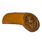 Frost Resistant Dragon Design Chinese Temple Roof Tiles Glazed Gold Yellow