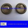 Buy cheap 5-7 Minutes Accuracy Standard Color Left Hand 20 Degree Pressure Angle Bevel Pinion Gear from wholesalers