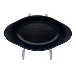 Oval Melamine Salad Plate Smooth Melamine Restaurant Dinnerware Matte