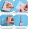 Buy cheap 14.96in Flat Rubber Silicone Flex Toilet Brush With Holder Long Handle TPR from wholesalers