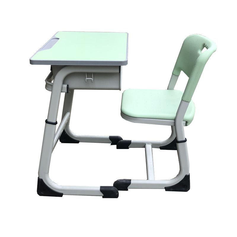 Bedroom Furniture Adjustable Single Student Table And Chair Set for Education Materials