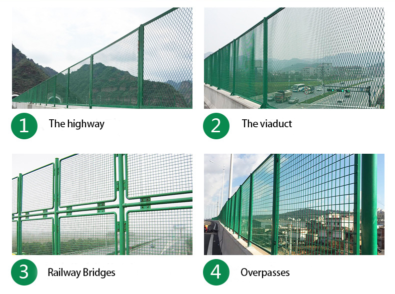 Galvanized Powder Coated Outdoor Security Metal Steel Wire Mesh Fence Net for Outdoor