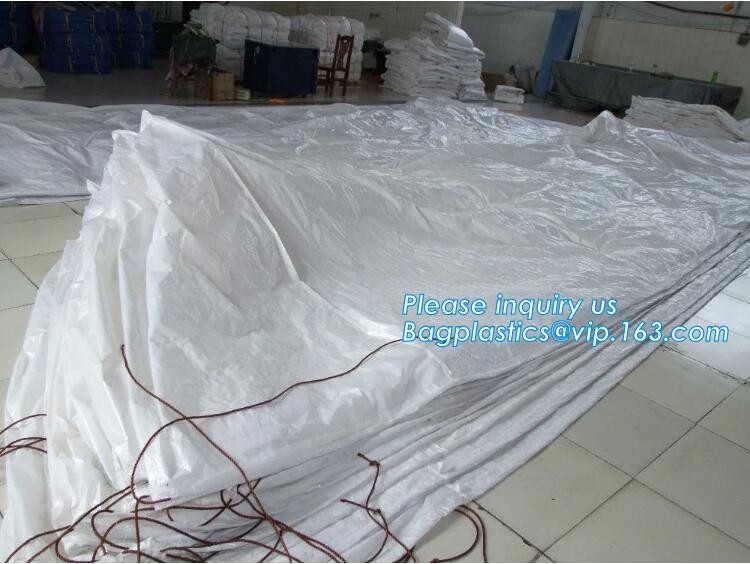 extra lagrge woven PE drawstring dumpster container liner for garbage truck,40 yard polyethylene woven drawstring dumpst