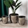 Buy cheap Best design indoor outdoor large big decor electroplate planter pots luxury sliver ceramic flower pot from wholesalers