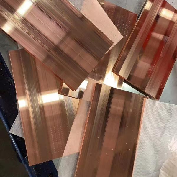 Buy cheap C110 Pure Copper Plate Sheet Alloy 110 Copper Flat Bars Slit Cutting Any Size from wholesalers