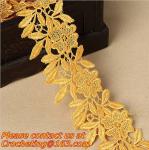 Embroidery Lace Collar Applique Neckline Lace Crochet Flower Motif Patchwork