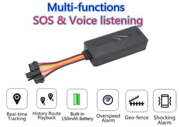 Buy cheap 95VDC Audio 4G GPS Tracker MTK GSM TCP Hidden Oil Electricity Cut Off from wholesalers