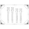 Buy cheap Male 4 Inches Female Glass Downstem Hand Blown With Cuts Slide from wholesalers