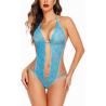 Buy cheap Open Crotch Sexy Transparent Lace Sleepwear Passion Midnight Charm Lingerie from wholesalers