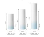 Frosted Airless Lotion Spray Plastic Cosmetic Containers Gradient 50g 3.3*14.5cm