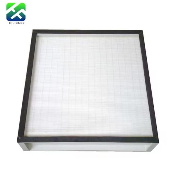 Buy cheap Aluminum Frame Paper Partition Mini Pleated HEPA Filter High Efficiency from wholesalers