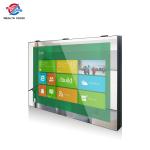 43" Mirror LCD Display For Outdoor Transmittance 50% Media Player