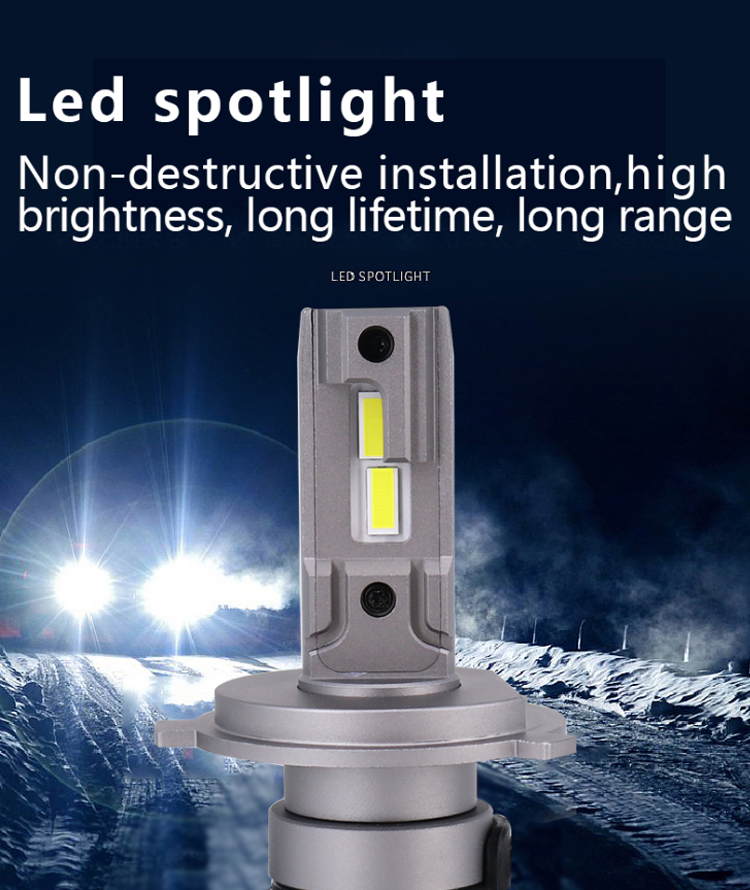 S5 LED Car Headlight Bulbs H11 H4 H7 9005 HB3 9006 HB4 H13 9004 9007 DRLs H1 880 H3 Fog Light