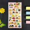 Buy cheap Glue Crystal Gold Stamping Sticker 3D Drip Cartoonepoxy DIY Mirror Sticker from wholesalers
