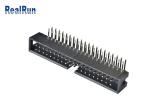 Pitch 2.54mm Box Header Connector UL94V-0 90° Double Row PA9T