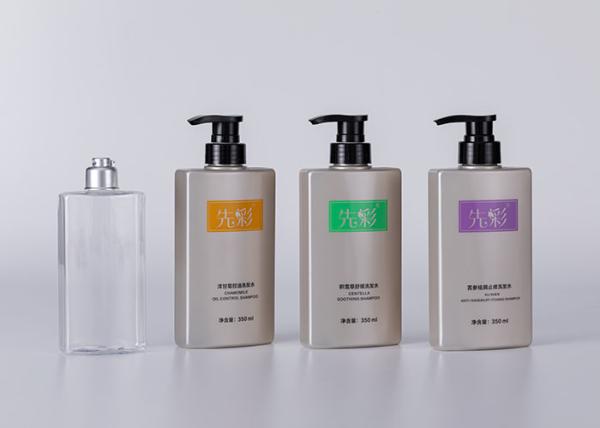 Buy cheap White Round 16.90oz Plastic Cosmetic Bottles For Body Lotion from wholesalers