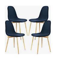 Buy cheap Luxury Modern Velvet Covered Dining Chairs With Metal Legs product