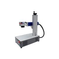 Buy cheap Desktop Fiber Laser Marking Machine 20W For Metal Logo Calling Card product