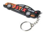 Custom 2D/3D Soft PVC Rubber Keychain With Extra Printed Logo