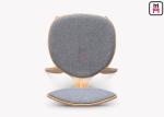 Triangle Wood Wood Restaurant Chairs , Back Upholstered Armless Dining Chair