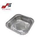 Heavy-duty aluminum foil food container with plastic cover aluminium food