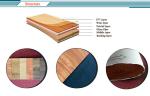 Anti Slip Grey LVT Flooring 2mm Commercial Vinyl Plank Flooring