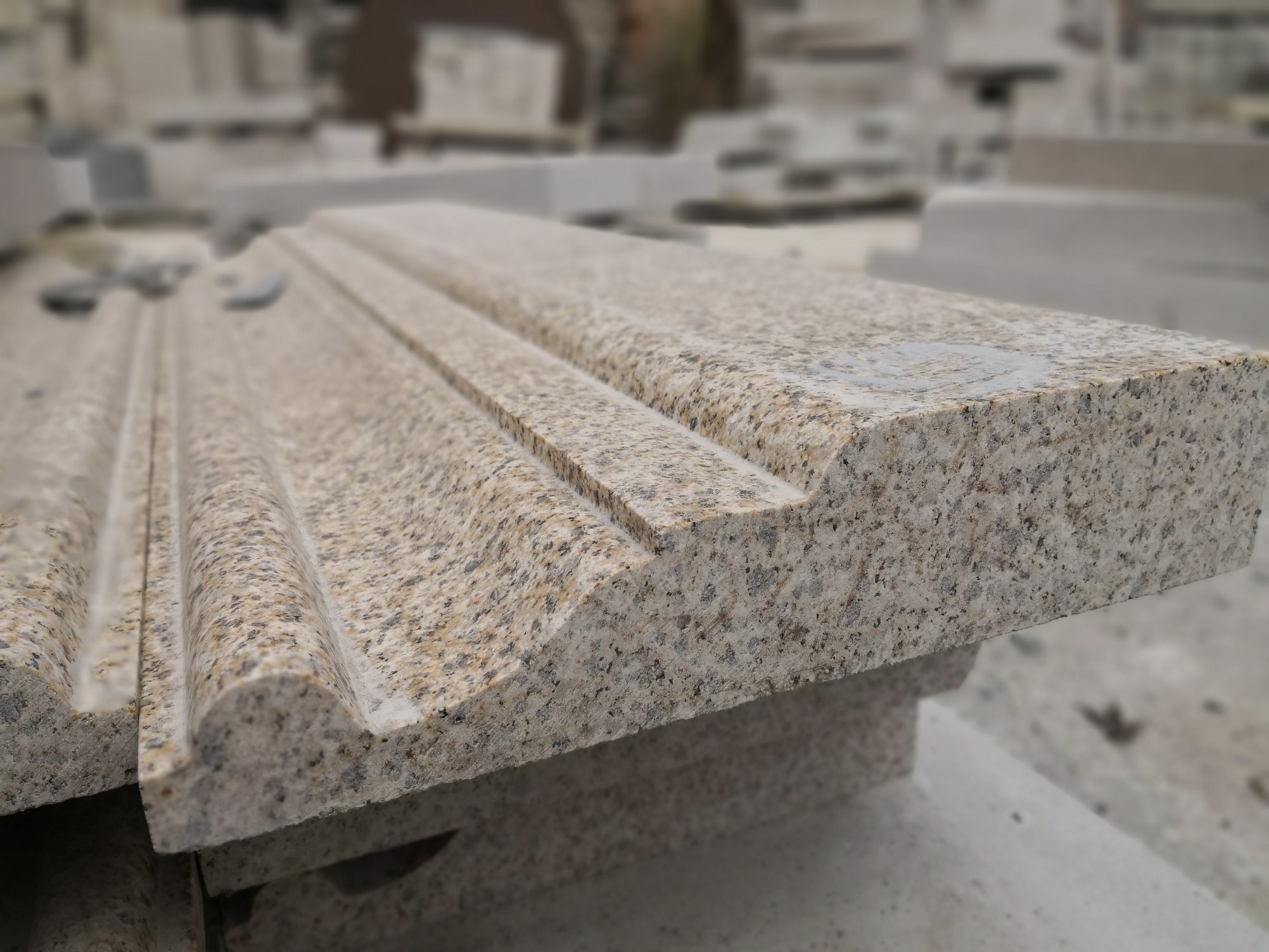 Rough Cutting And Fine Milling 3 Axis Linear Stone Cutting Machine For Square Railing