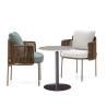Buy cheap Customize Color Outdoor Garden Patio Dining Table And Chairs PE Rattan Modern Chair Set from wholesalers