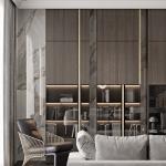 E0 E1 PVC Kitchen Cabinets Modern Cabinet Set Membrane Particle Board